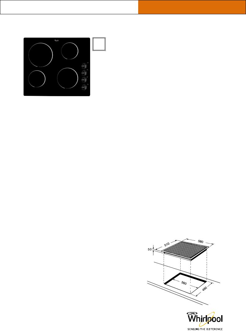 Whirlpool AKM 901/NE/03 INSTRUCTION FOR USE