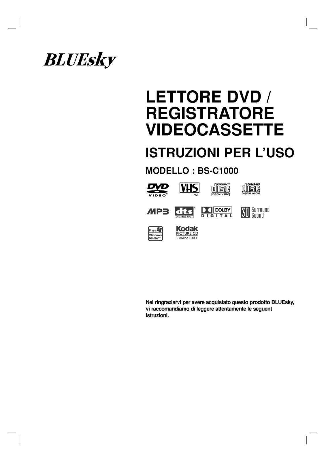 Lg BS-C1000 User Manual