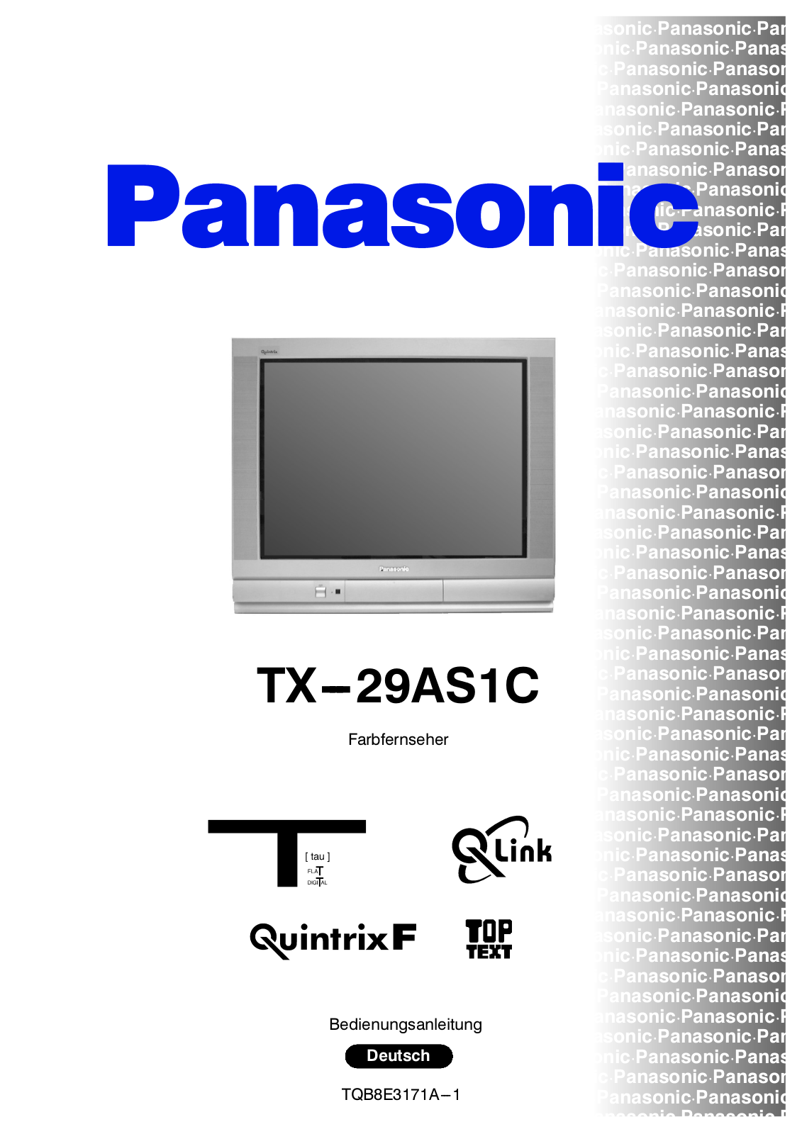 PANASONIC TX-29AS1C User Manual