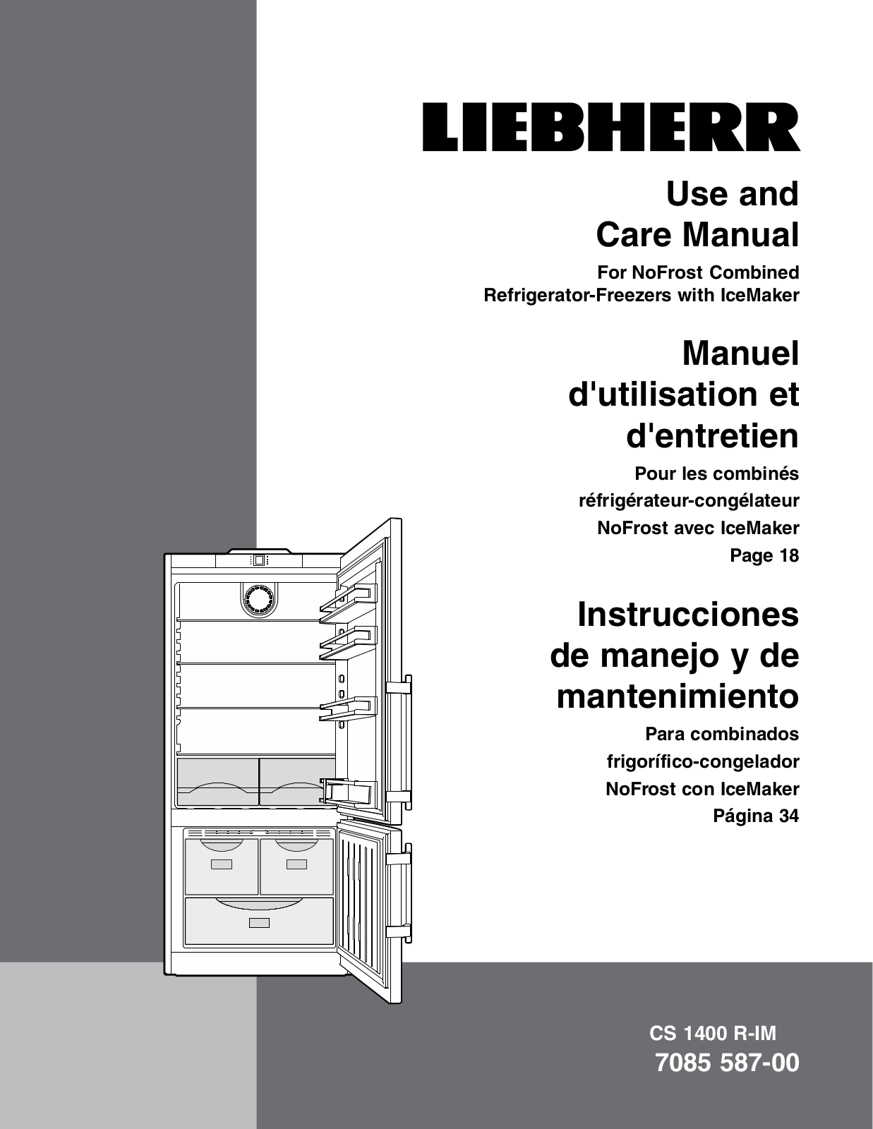 Liebherr LIRERE1 User Manual