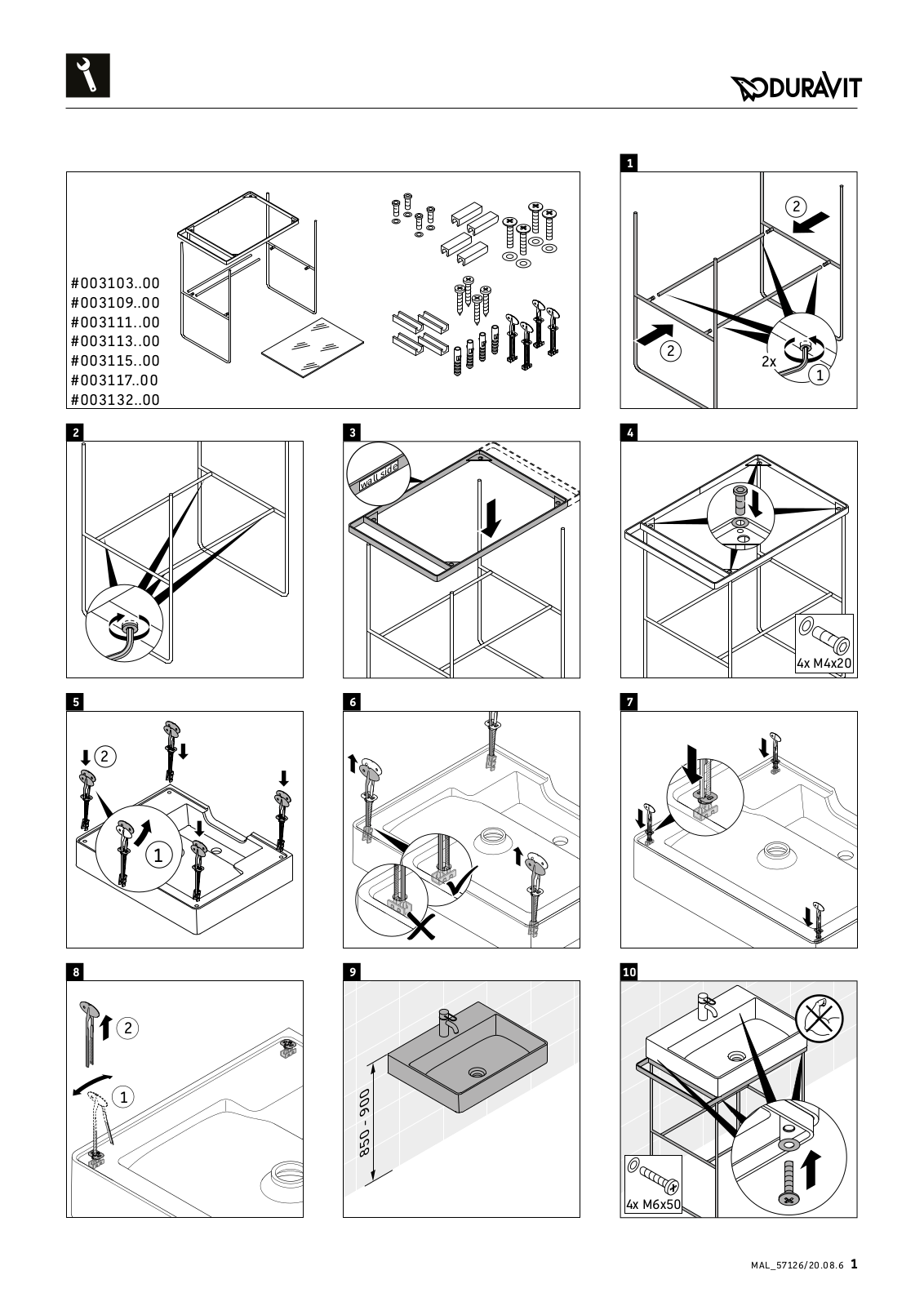 Duravit CBWE1382 Installation - ManualMachine.com