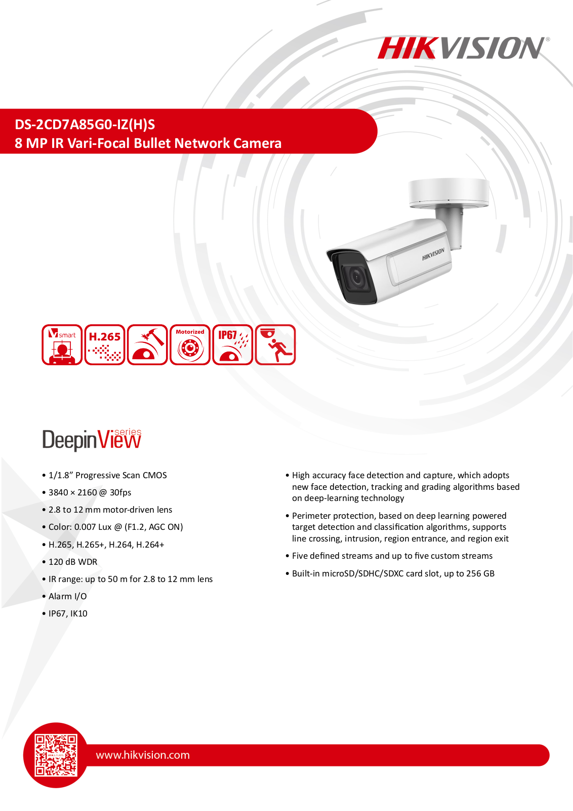 Hikvision DS-2CD7A85G0-IZS User Manual