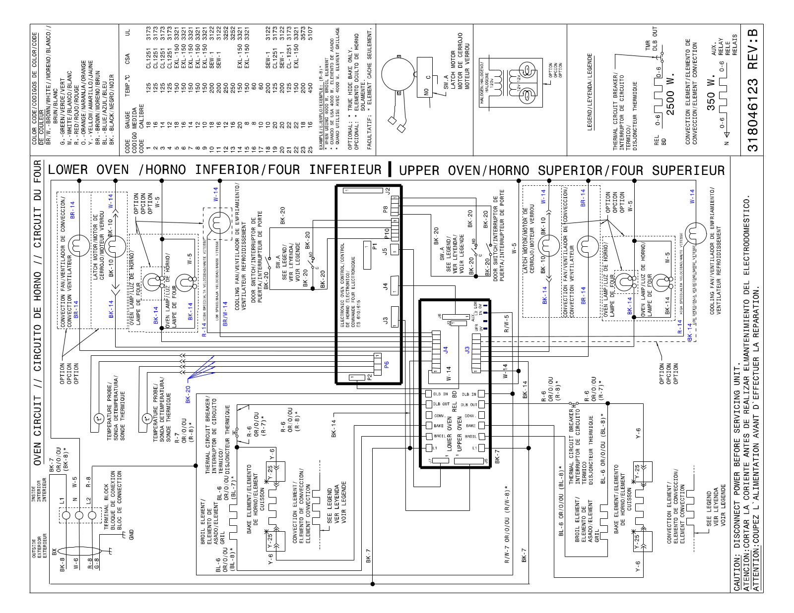 Frigidaire FEB30T7FCE Wiring Diagram