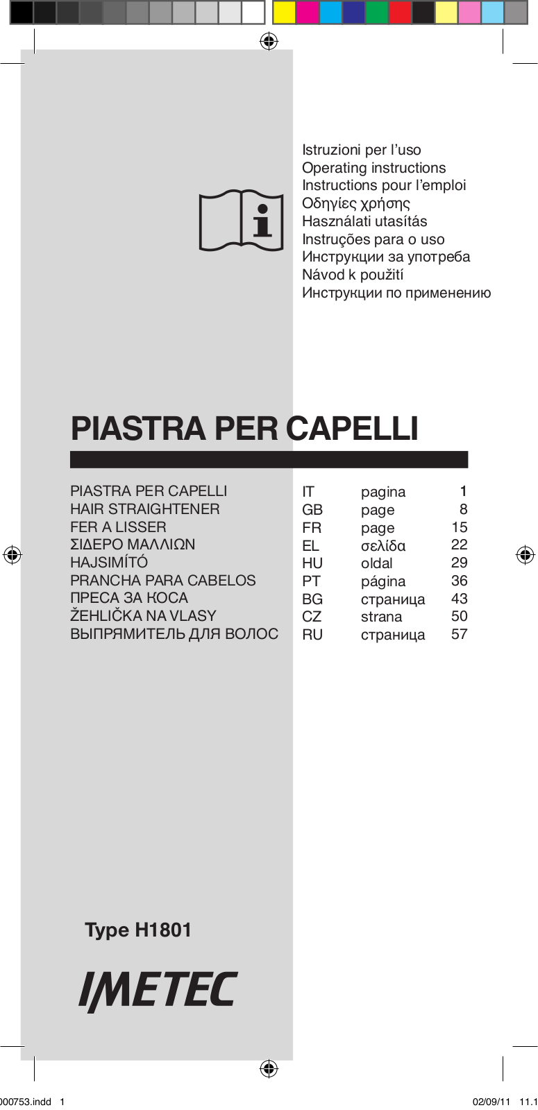 Imetec B12-100 User Manual