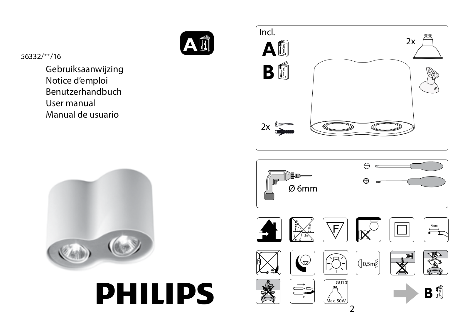 Philips 56332-31-16 User Manual