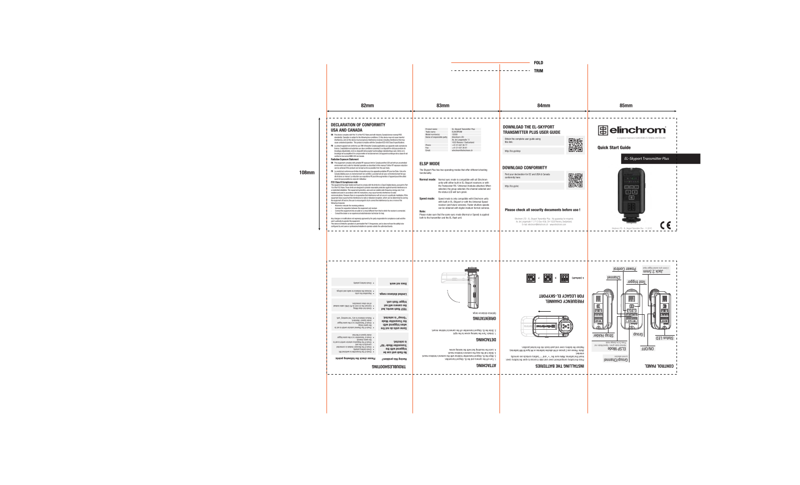 Elhrom ELSPT Users Manual