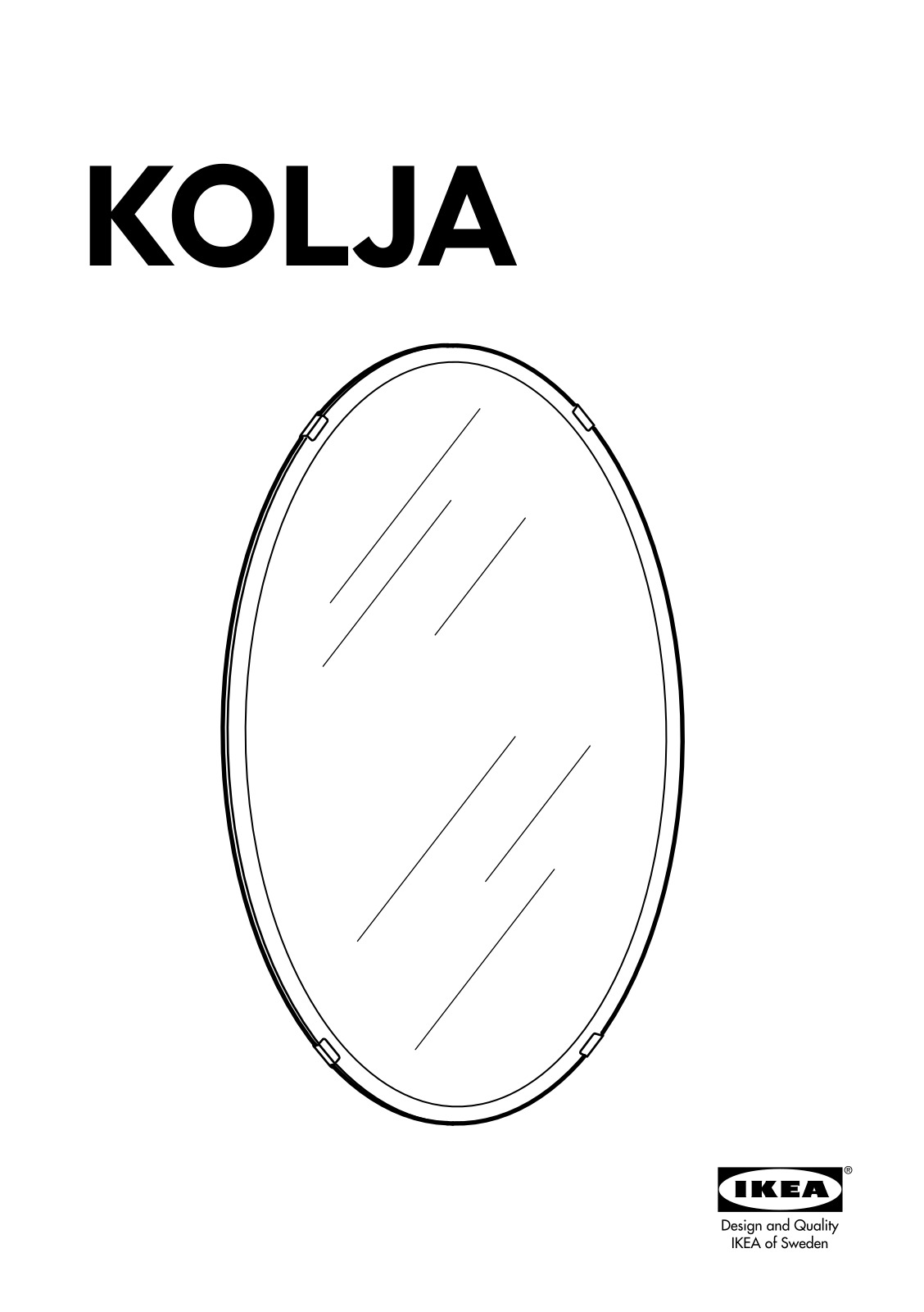 IKEA KOLJA User Manual