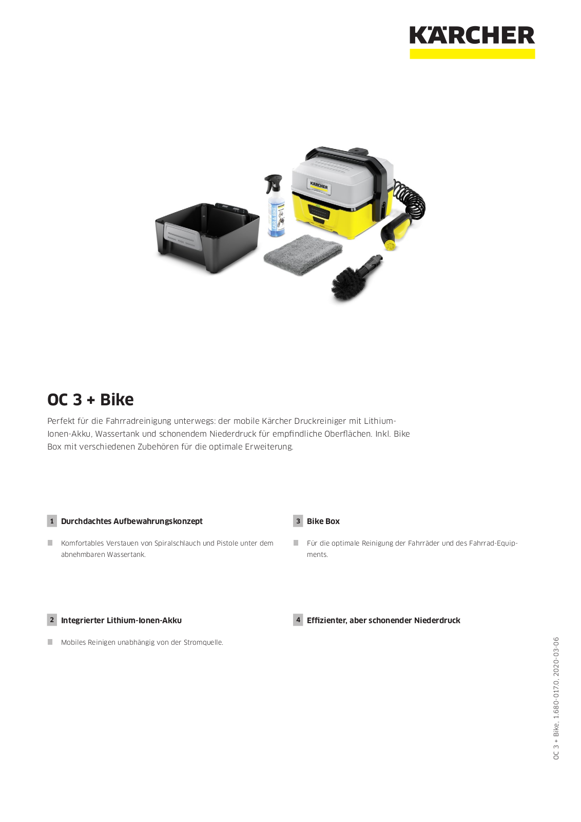 Kärcher OC 3 + Bike User Manual