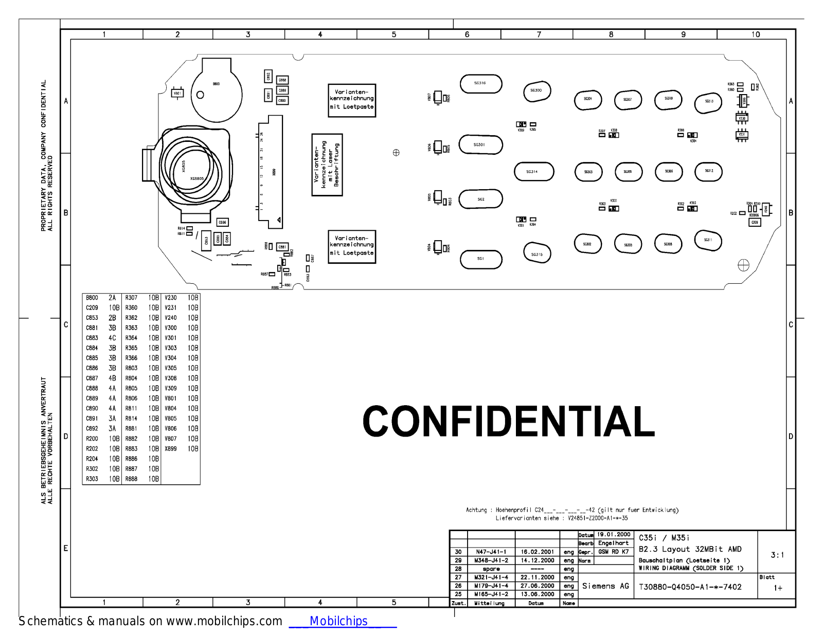 SIEMENS C35, S35 Schematics 2