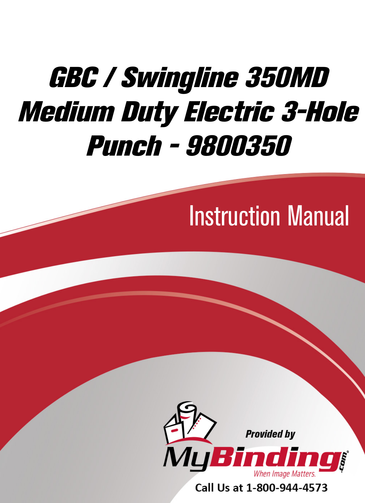 Swingline 350MD, 980035A User guide