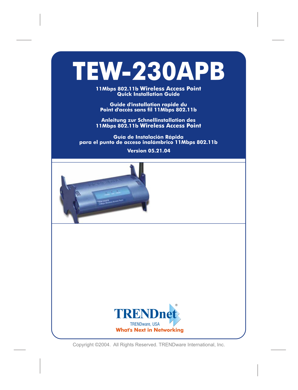 Trendnet TEW-230APB User Manual