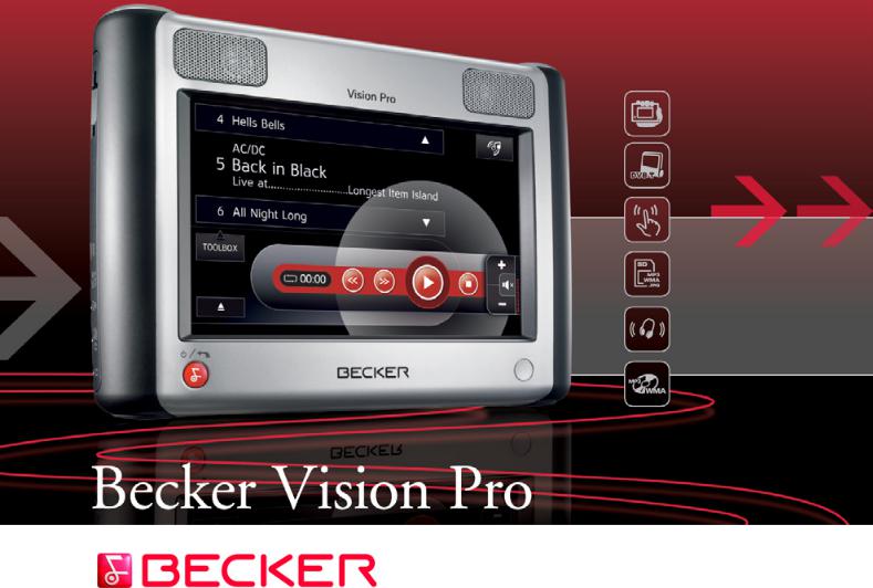 Becker VisionPro Operating Guide