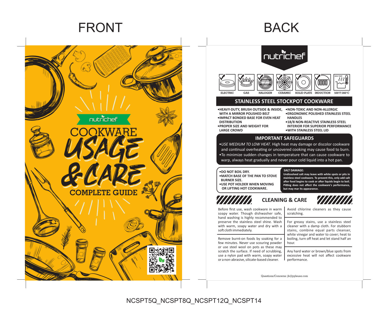 NutriChef NCSPT12Q, NCSPT8Q, NCSPT20Q, NCSPT14Q, NCSPT5Q User guide - ManualMachine.com