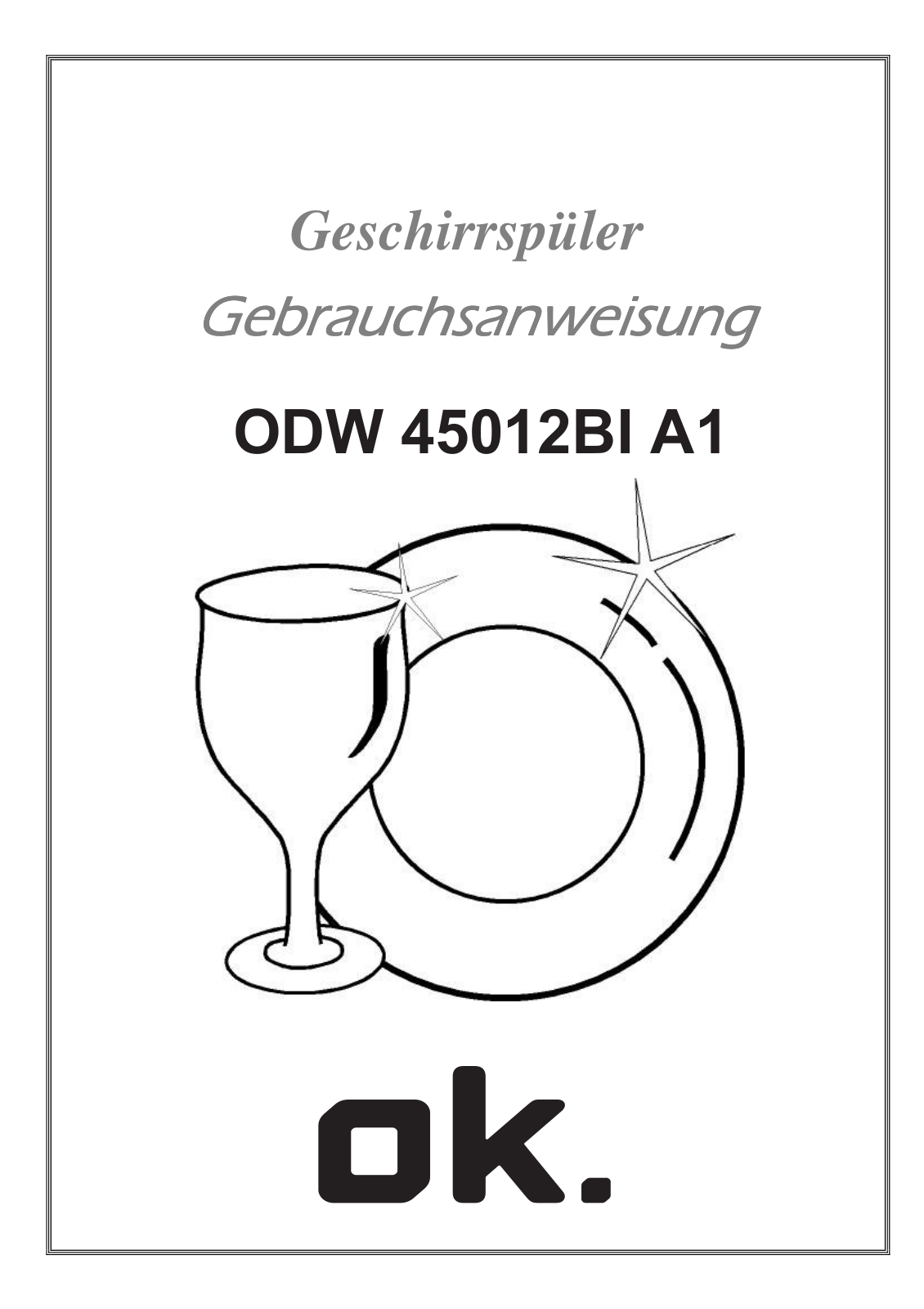 OK ODW 45012 BI A1 User Manual