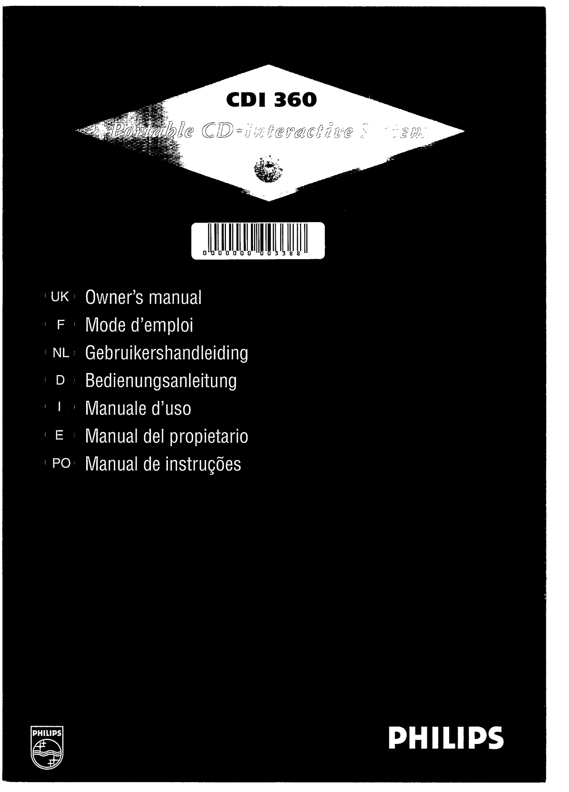 Philips CDI360/17X, CDI360/00C User Manual