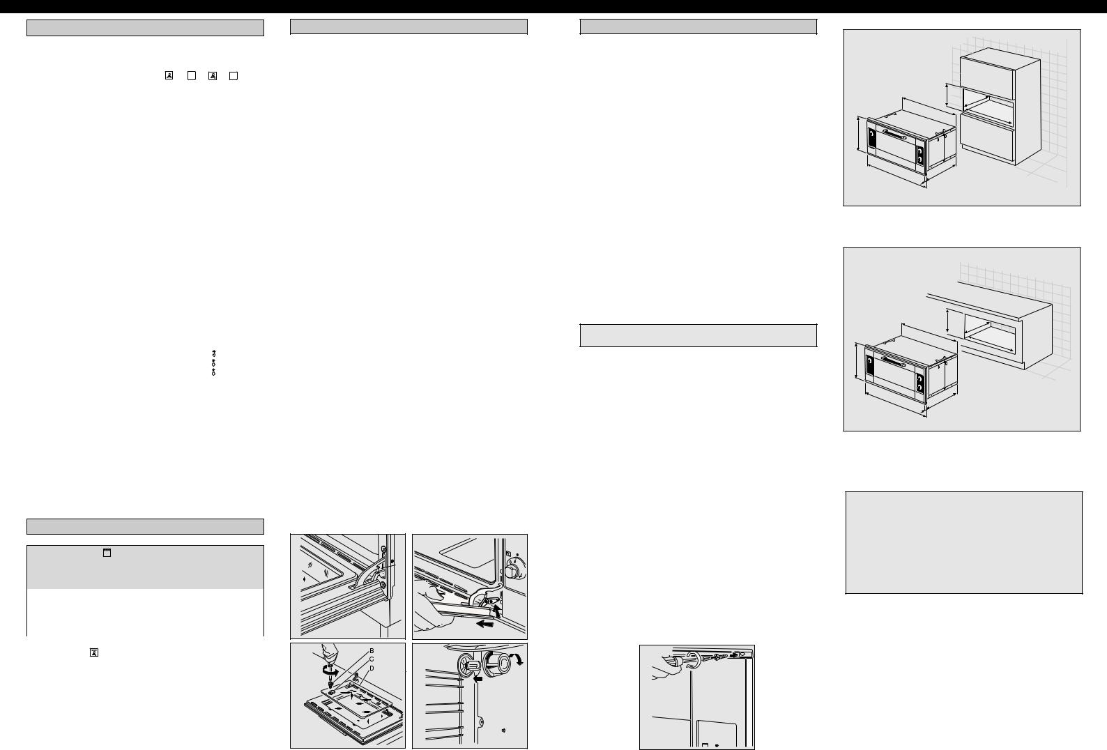 Zanussi ZOB8659 User Manual