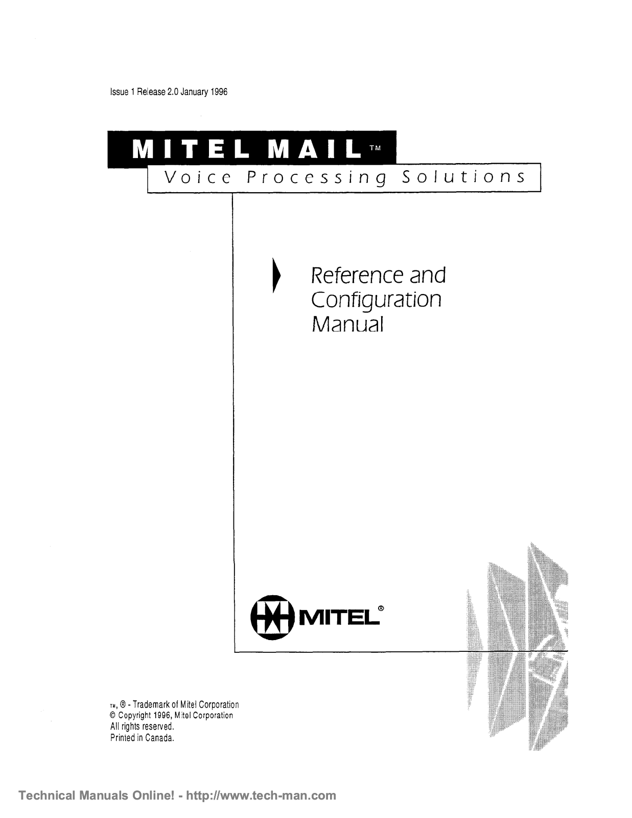 Mitel Mitel Mail Mitel Mail Volume 2 - Reference & Configuration - ManualMachine.com