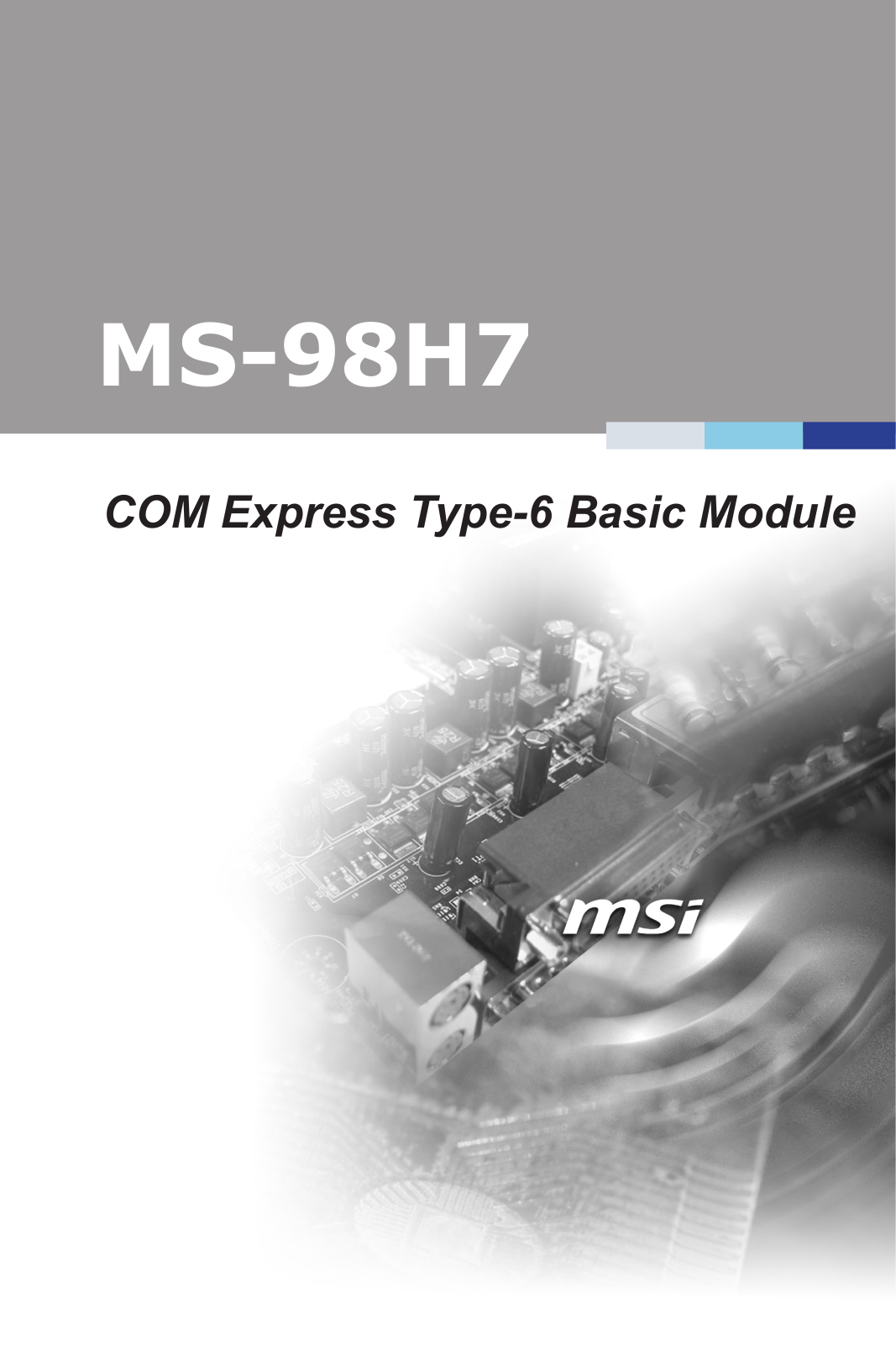 MSI MS-98H7 User Manual