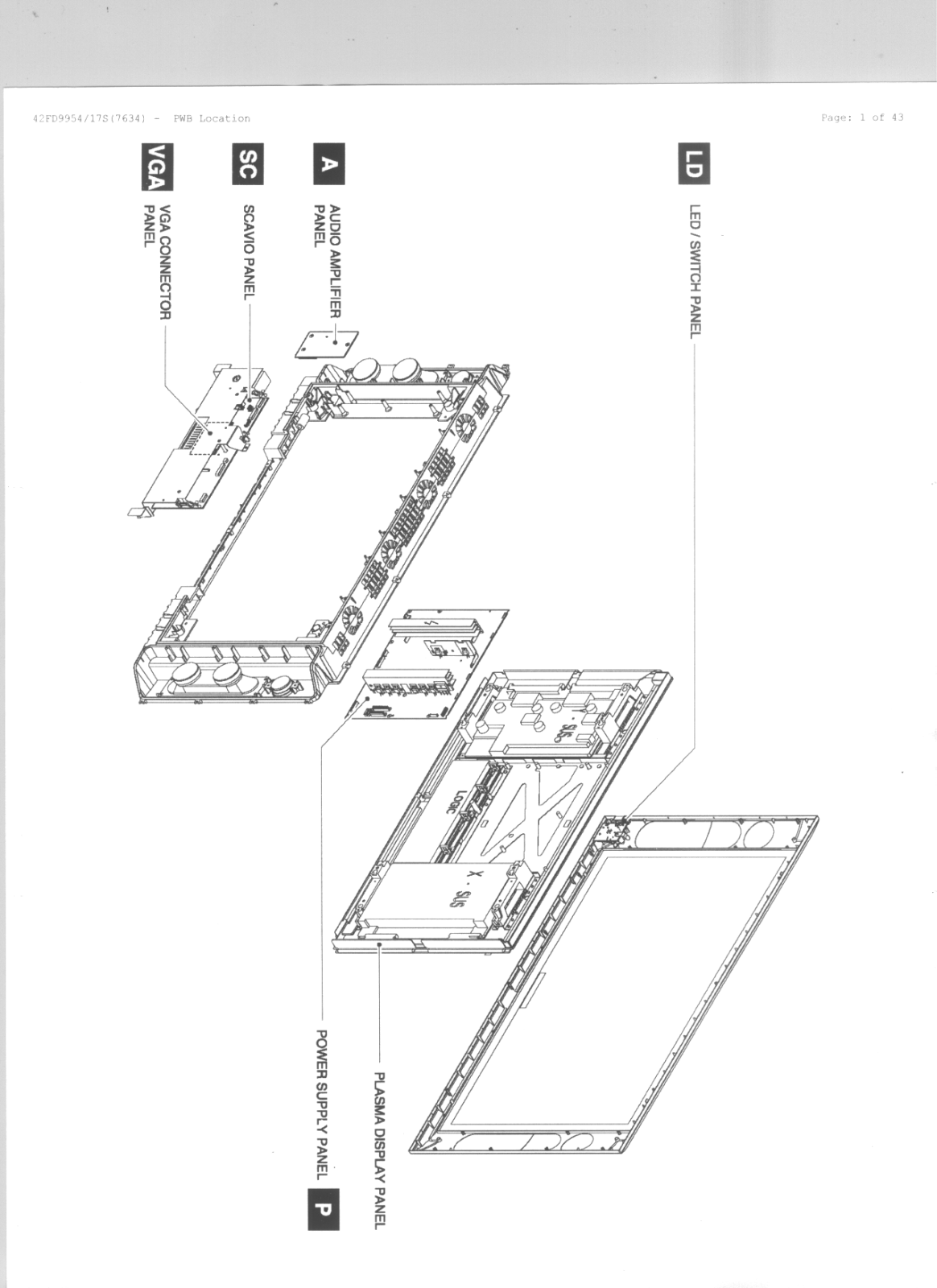 Philips 42FD9954 Service Manual