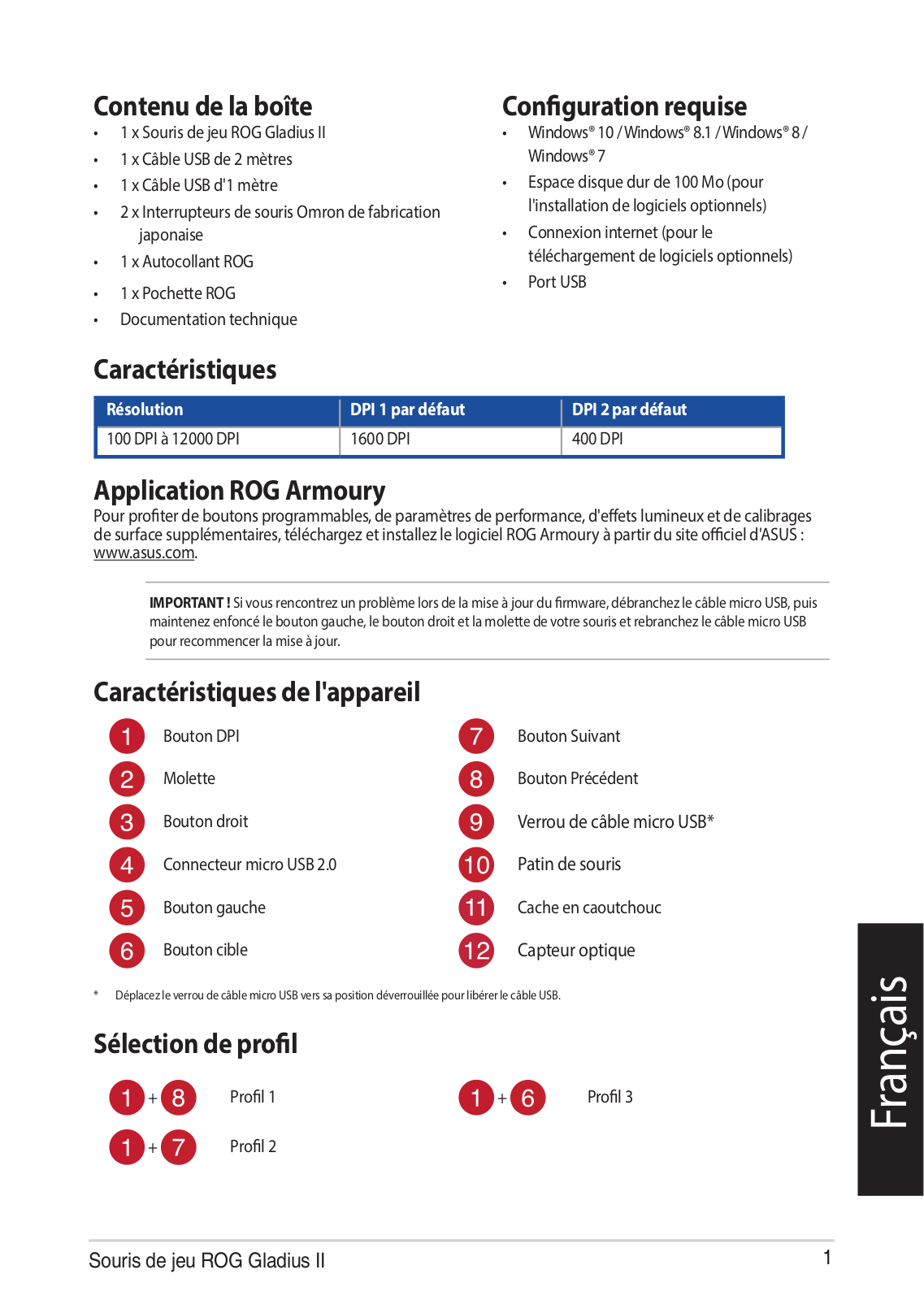 Asus Gladius II User’s Manual