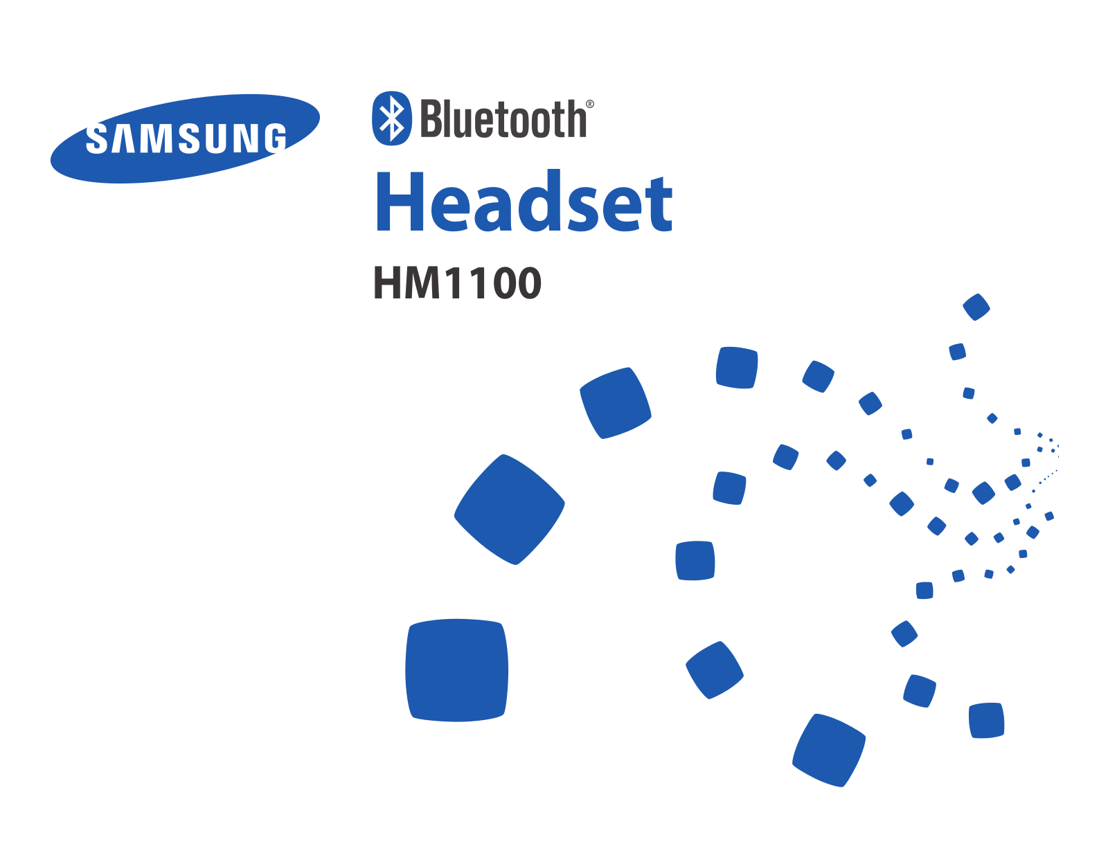 Samsung AURICULAR BLUETOOTH UNIVERSAL PRETO, HM1100 User Manual