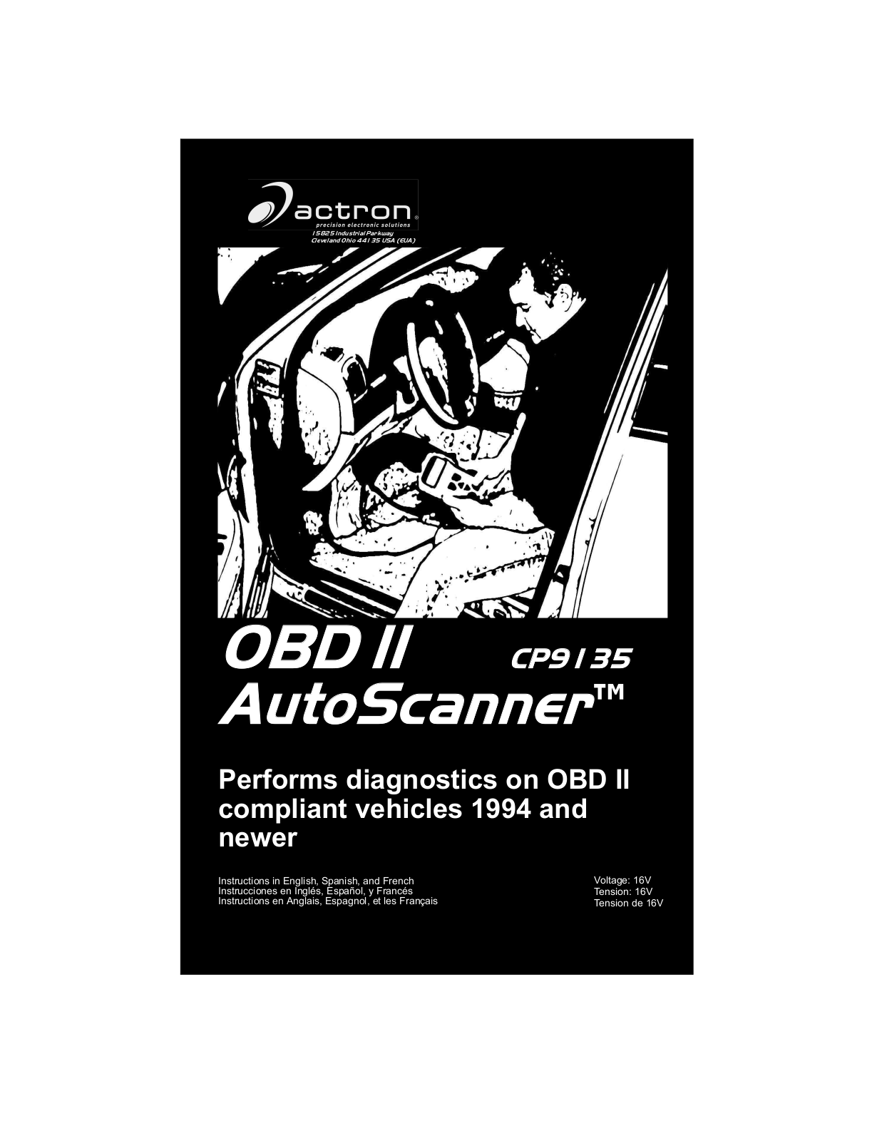 Actron CP9135 User Manual