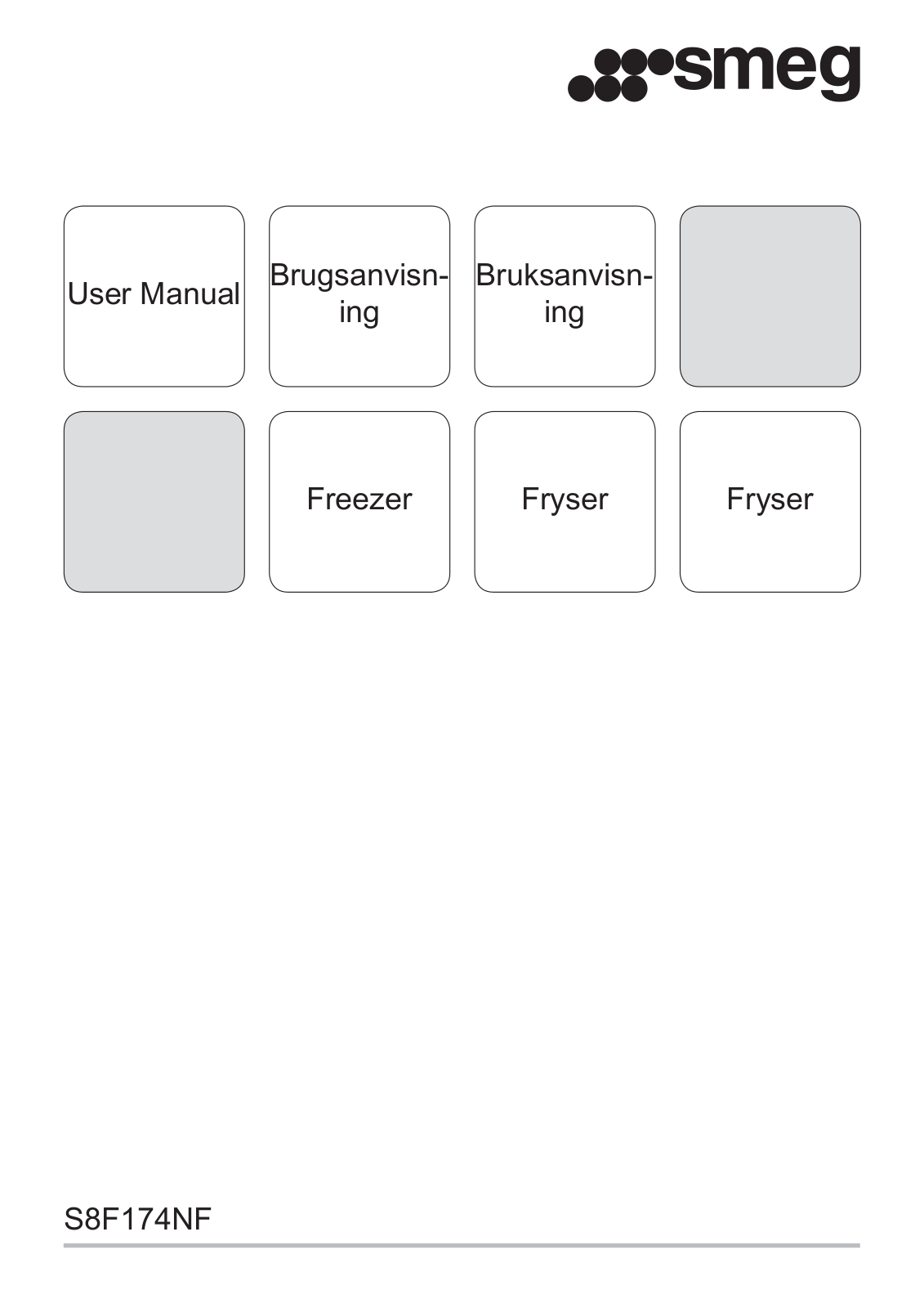 Smeg S8F174NF User manual