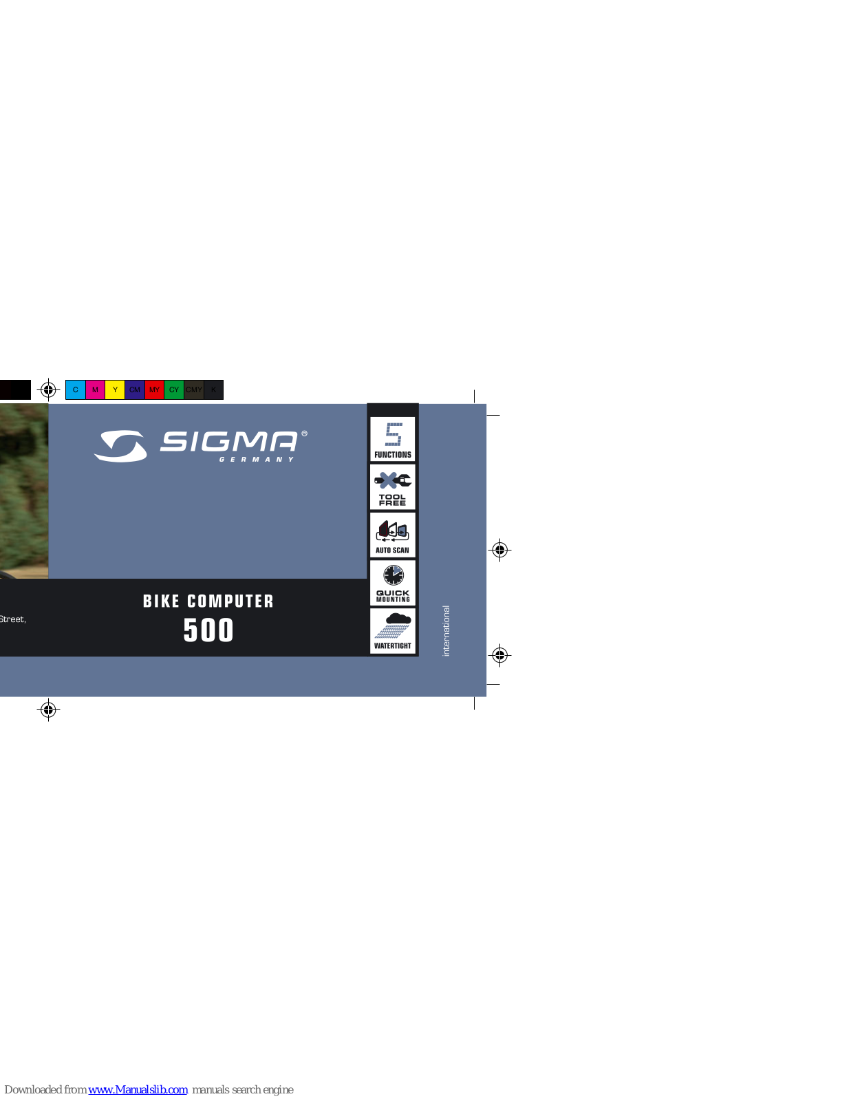 Sigma 500 User Manual - ManualMachine.com