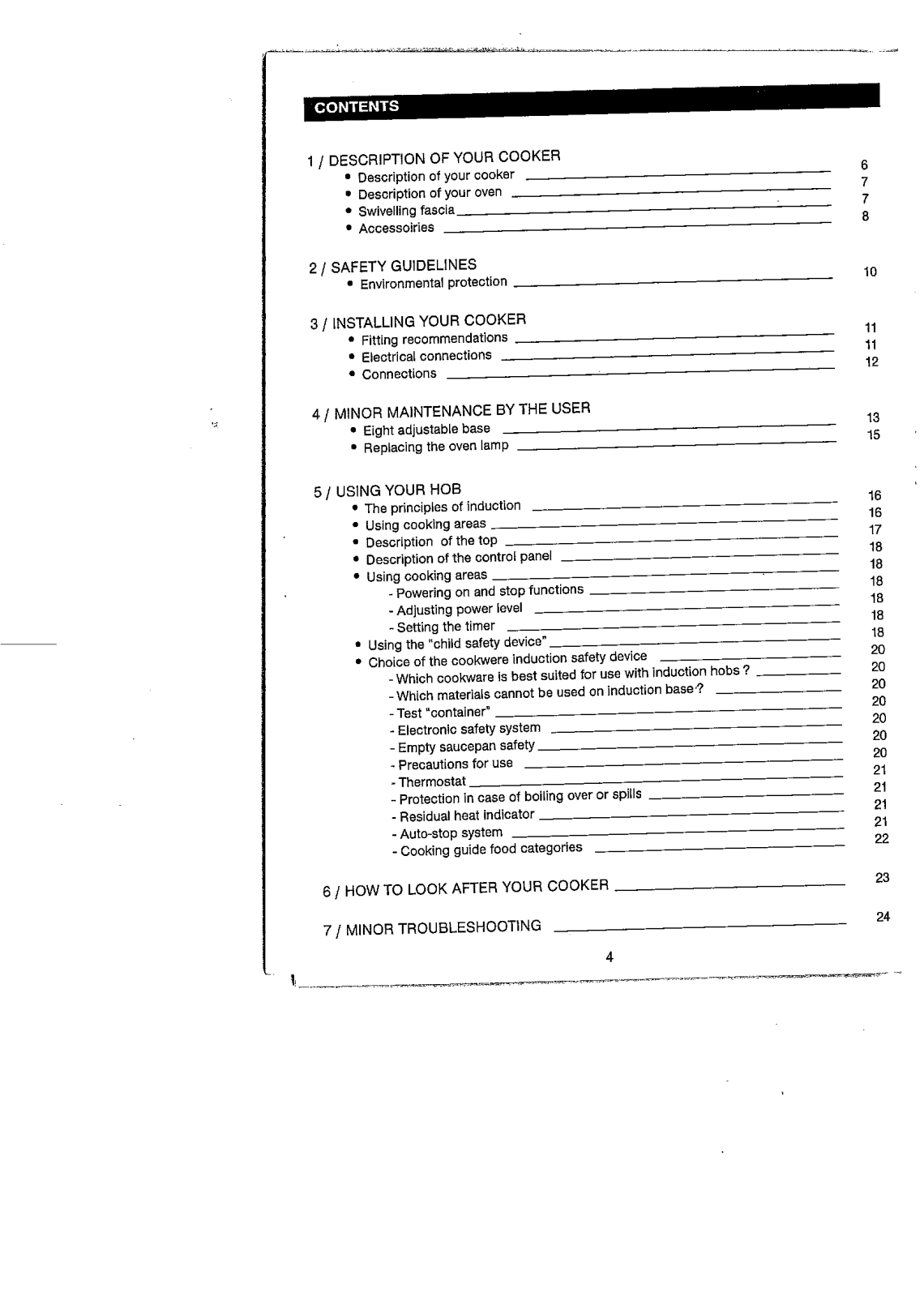 DE DIETRICH DCI900X User Manual