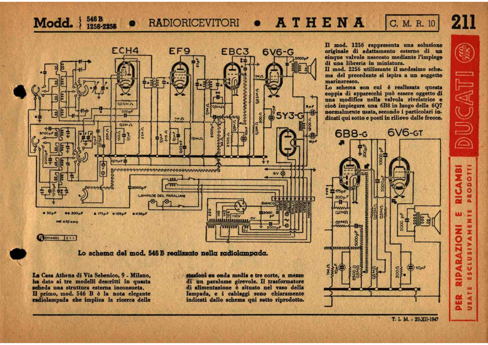 Athena 546b schematic