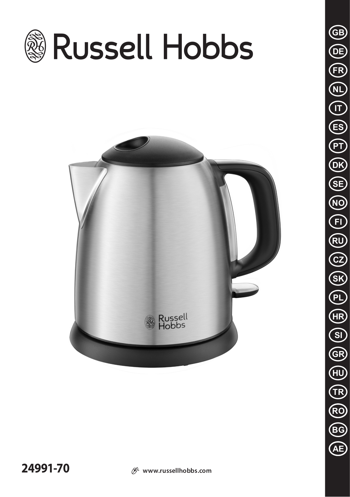 RUSSELL HOBBS 24991-70 operation manual