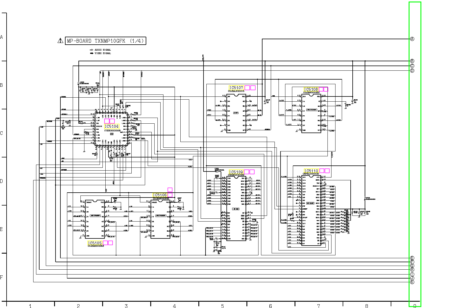 PANASONIC TC-15LV1 Schematics