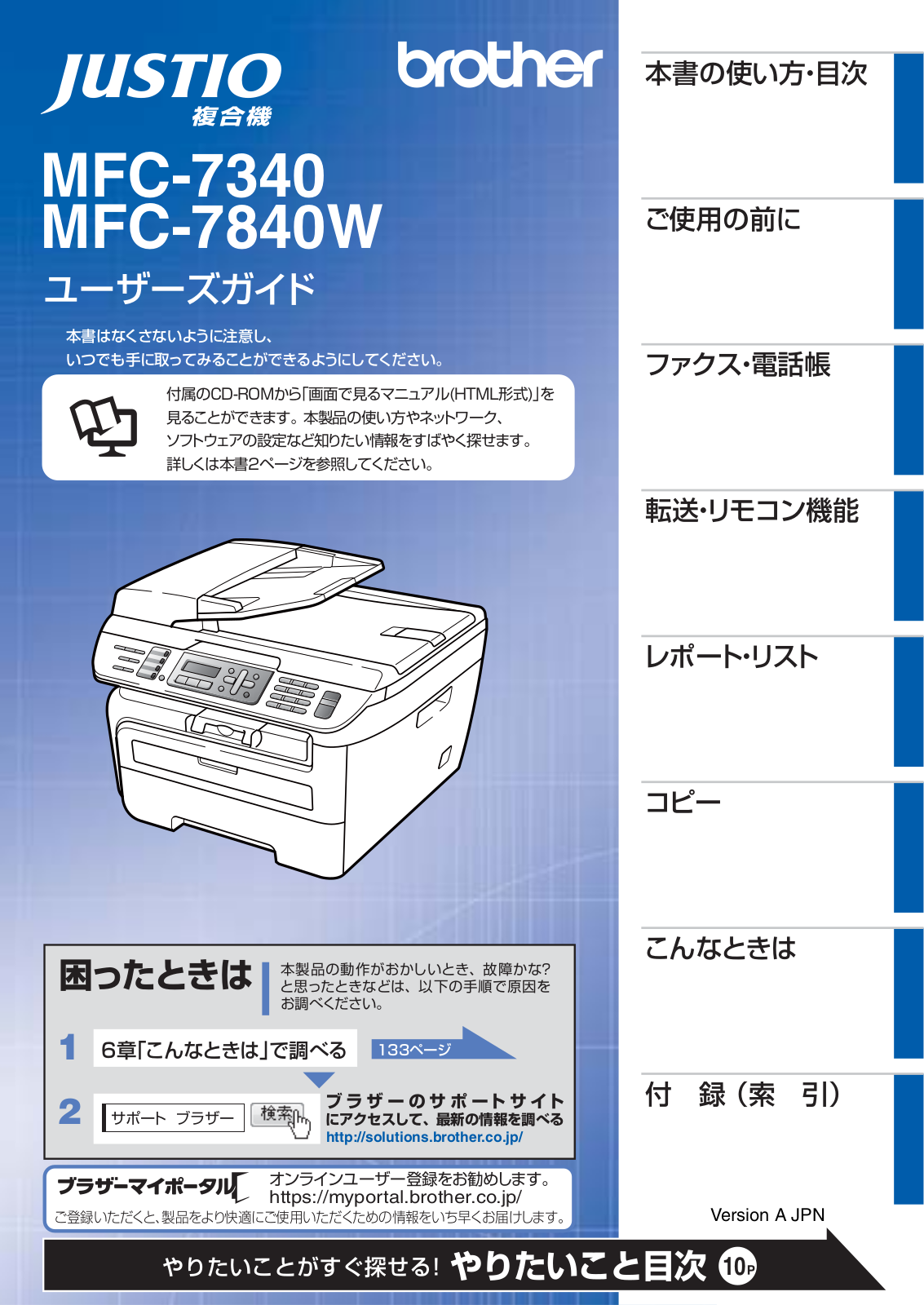 Brother MFC-7340, MFC-7840W User manual