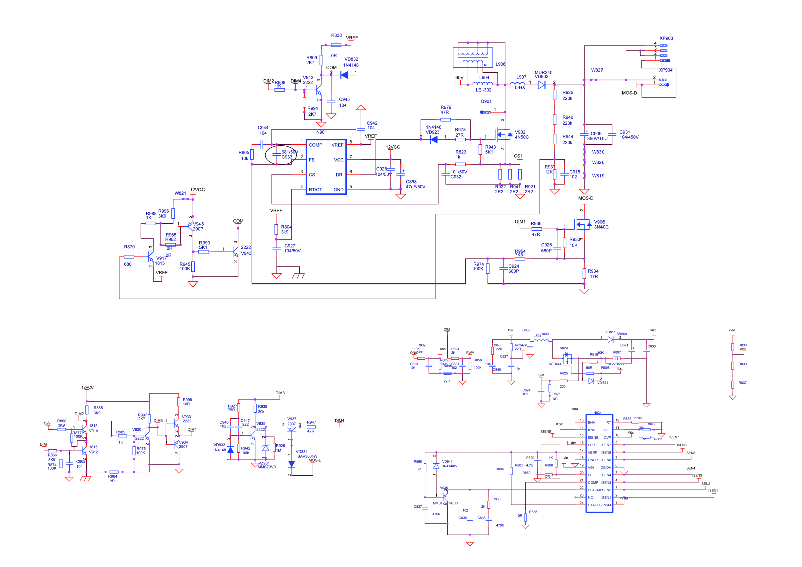 Hisense MSD1309BT Schematic