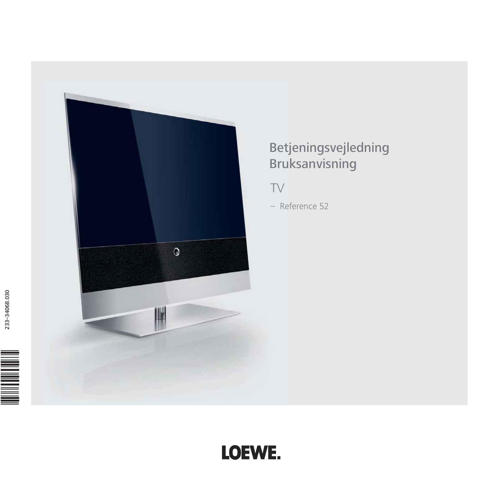 Loewe Reference 52 Operating Instruction