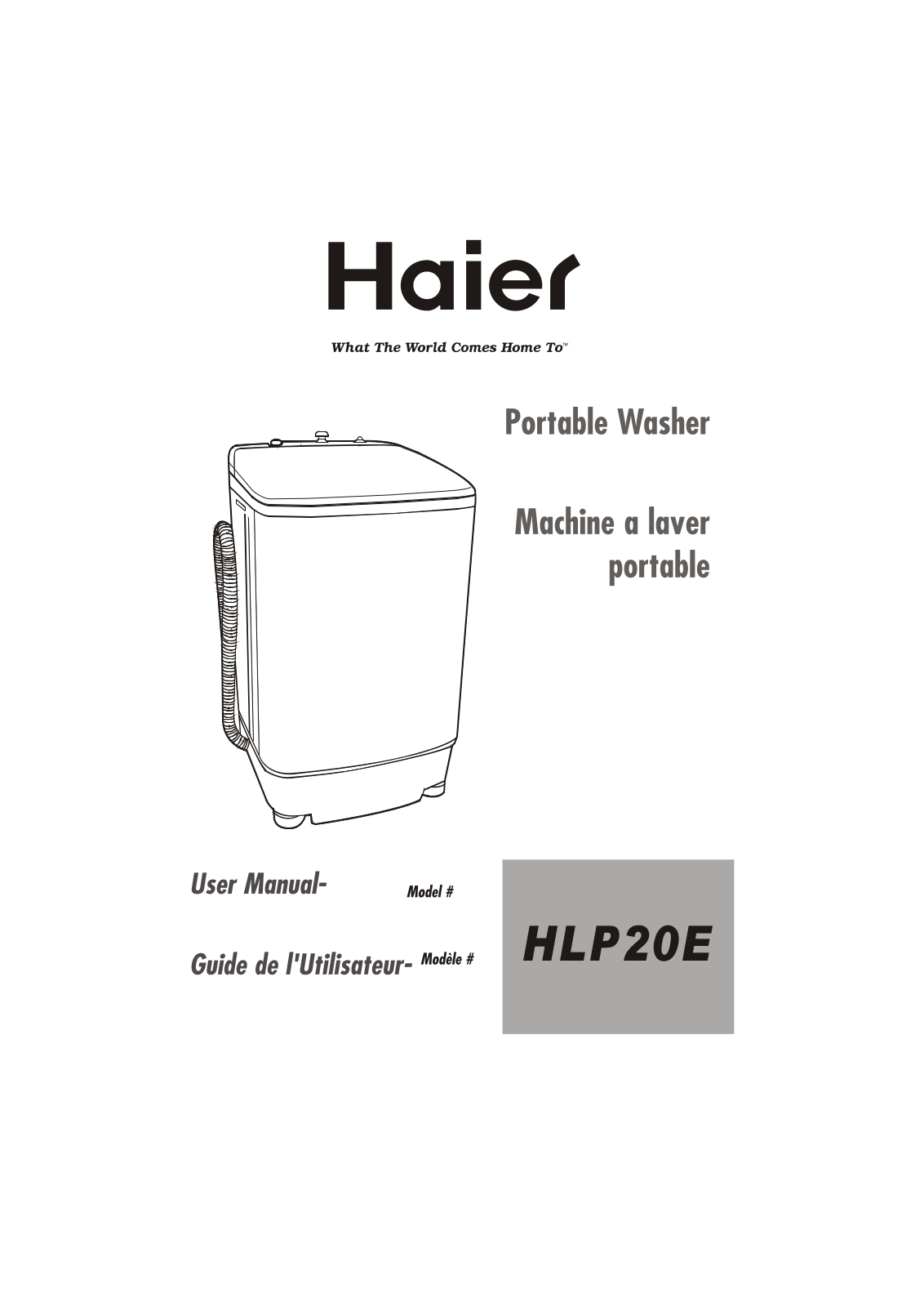 Haier HLP20E User Manual