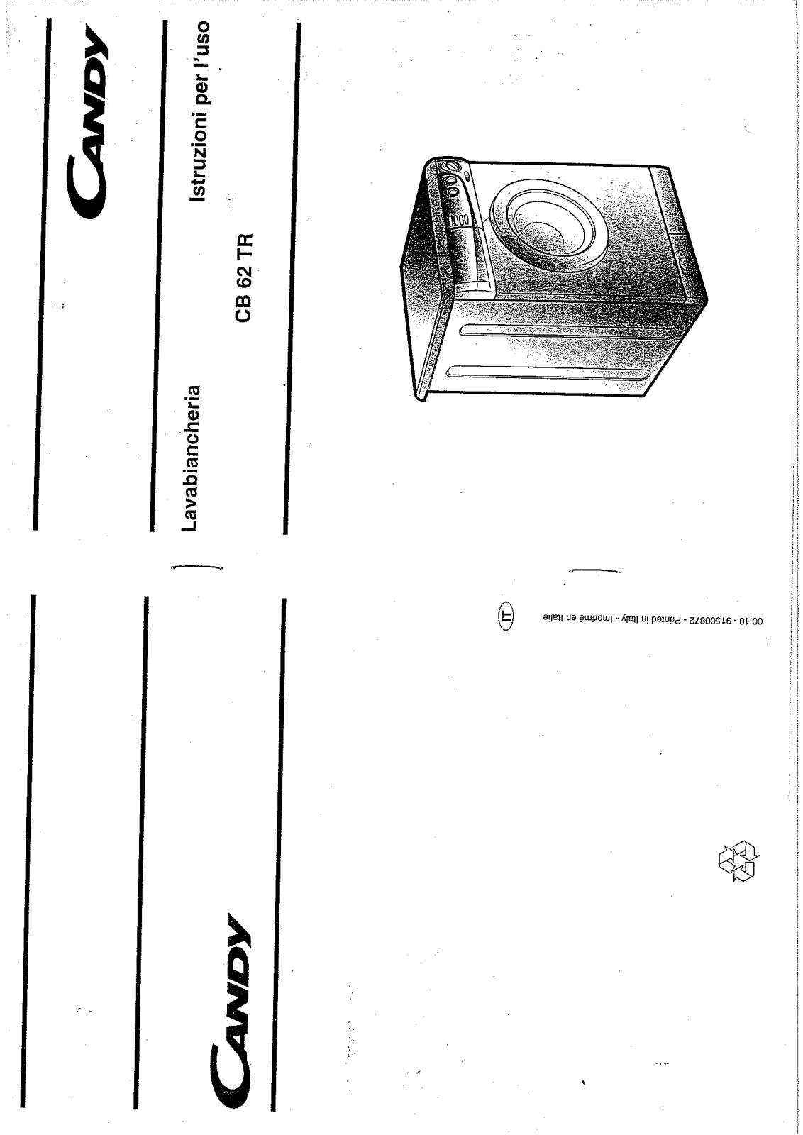 Candy CB62TR FR, CB62TR IT User Manual