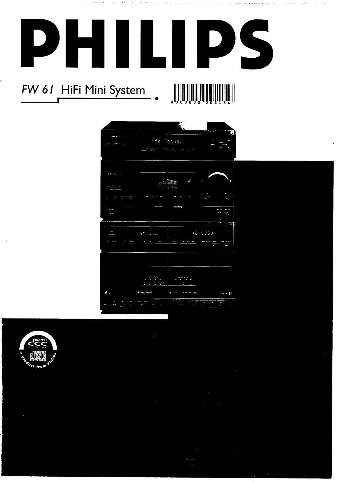 Philips FW61/22, FW61 User Manual