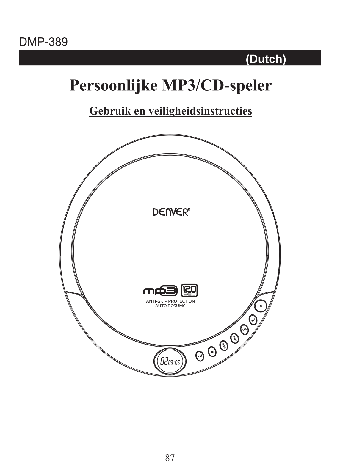 Denver DMP-389 User Guide