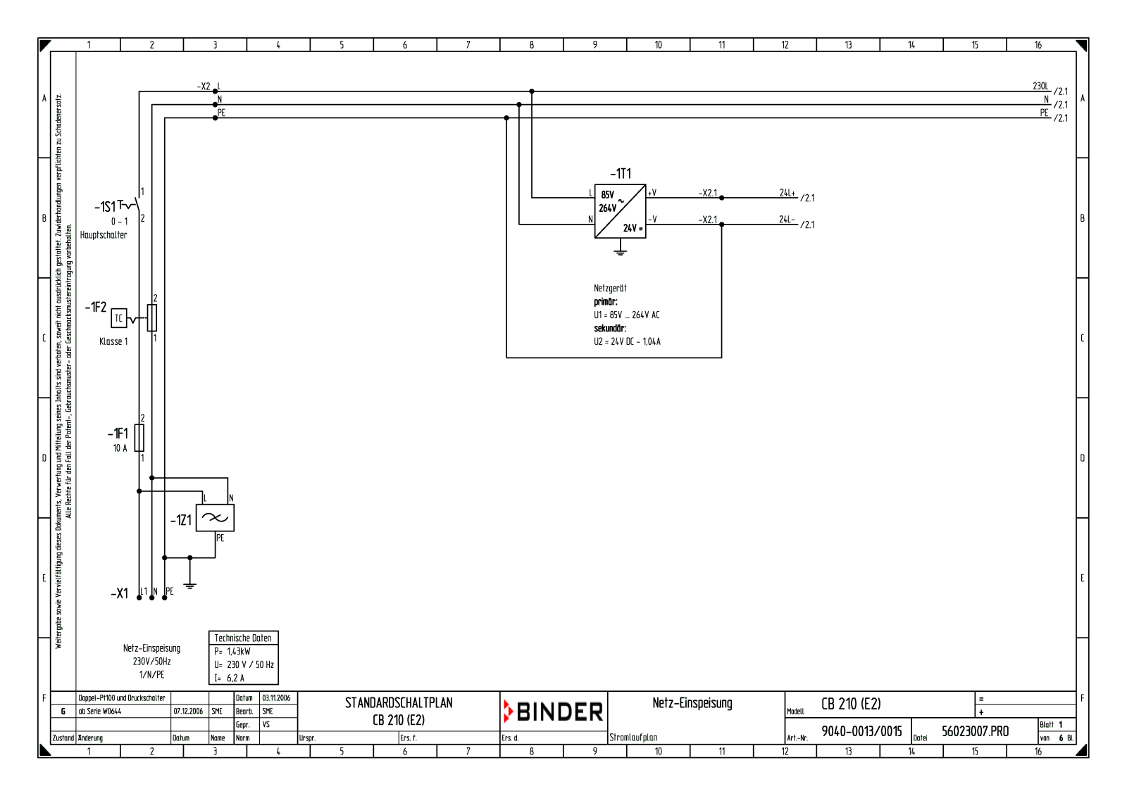 Binder CB 210 Schematic Diagrams - ManualMachine.com