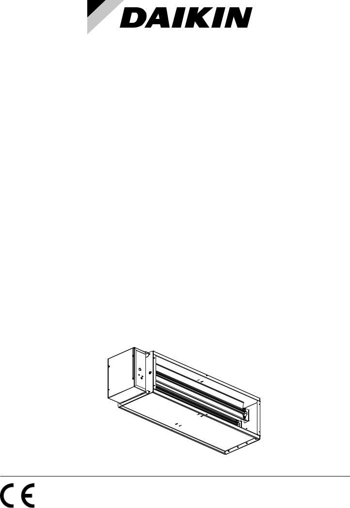 Daikin FWD04, FWD06, FWD08 10, FWD12, FWD16 18 Installation manuals