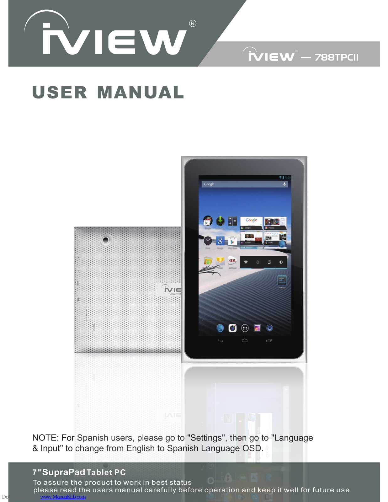 IVIEW 788TPCII User Manual
