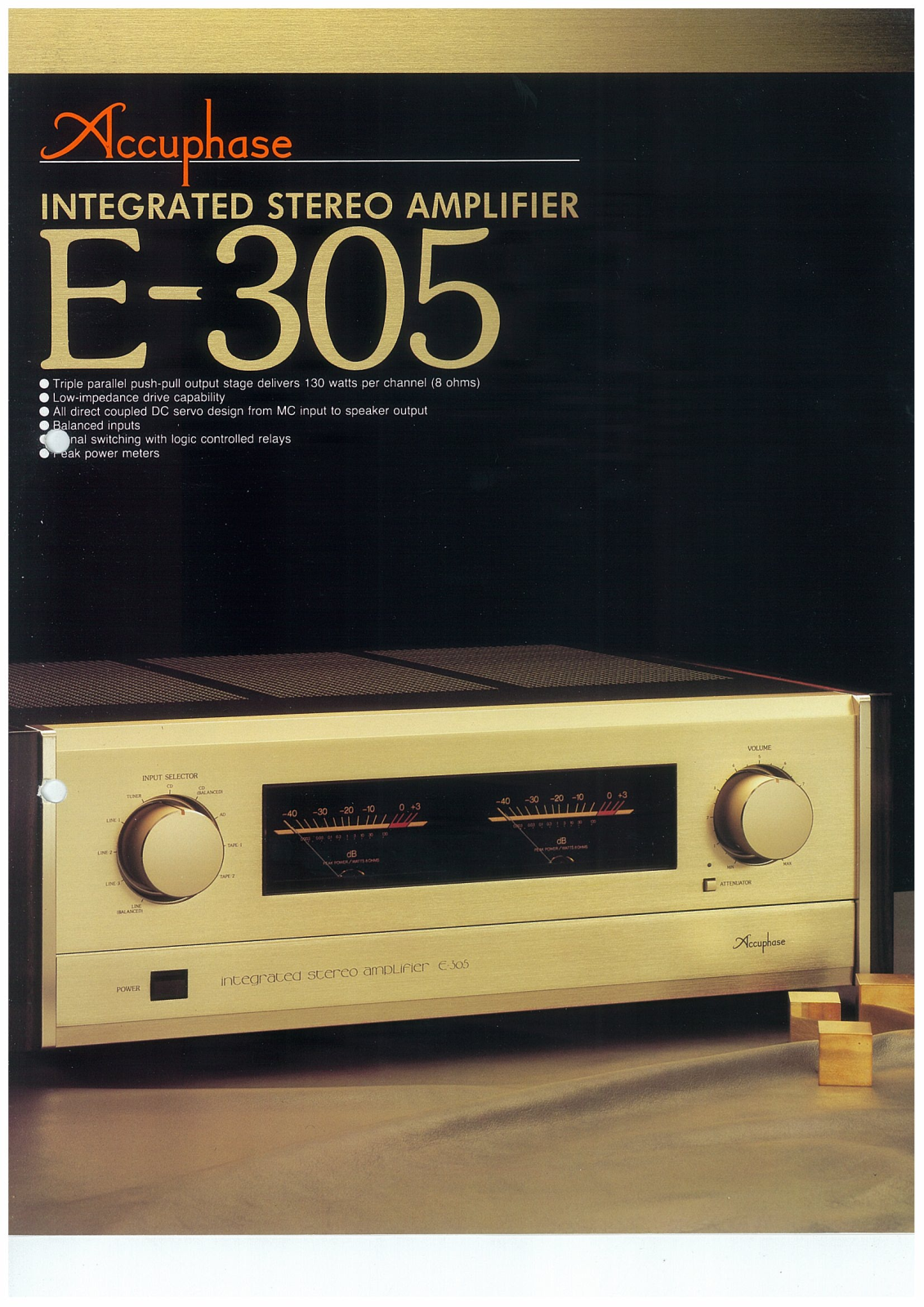 Accuphase E-305 Brochure