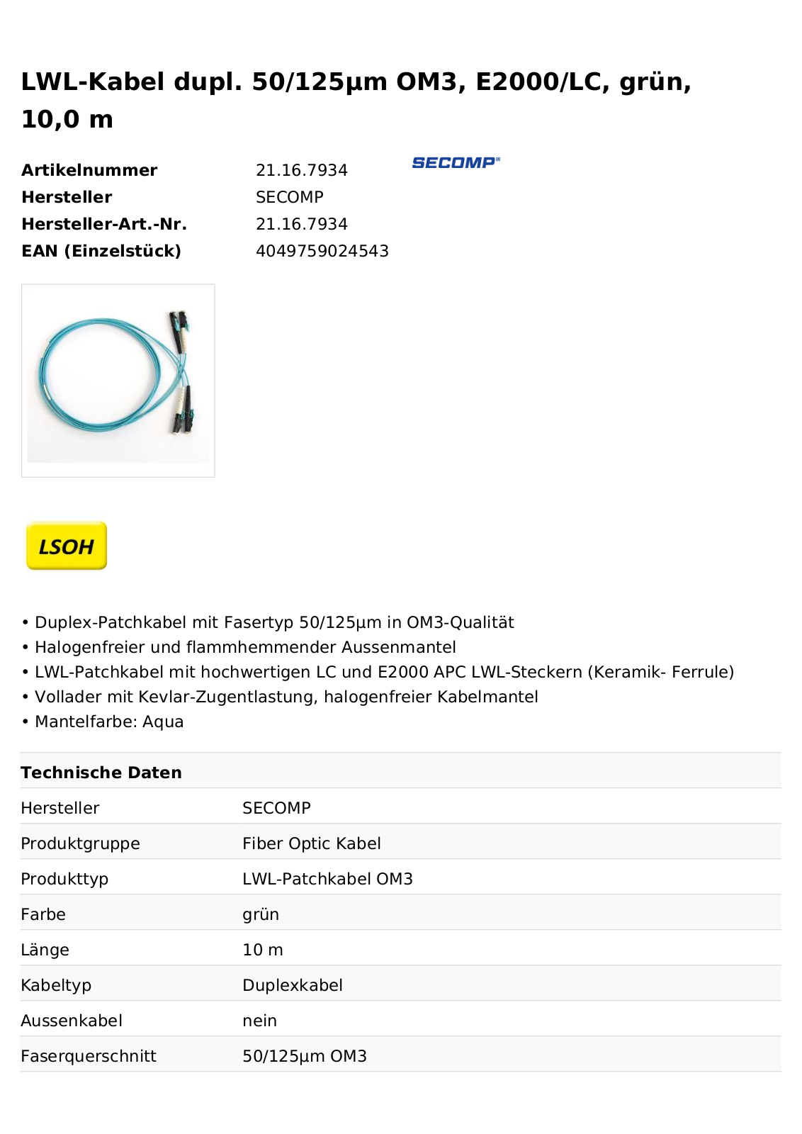 Secomp 21.16.7934 User Manual - ManualMachine.com