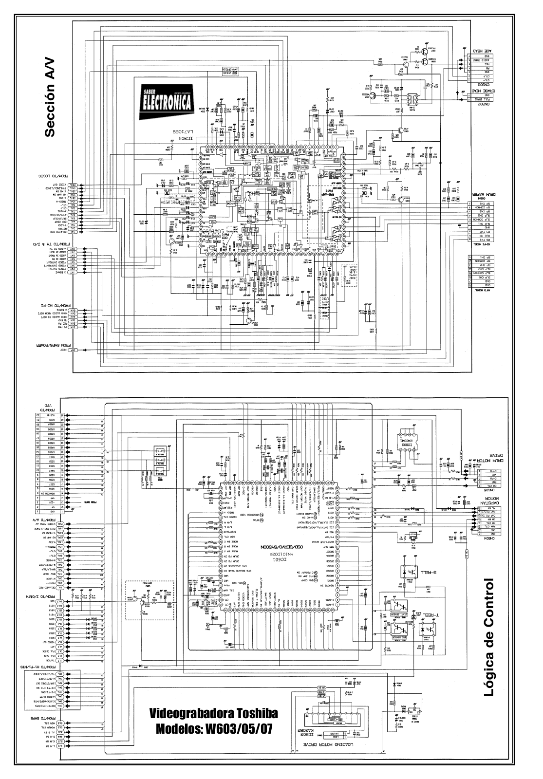 Toshiba W603, W605, W607 Service Manual