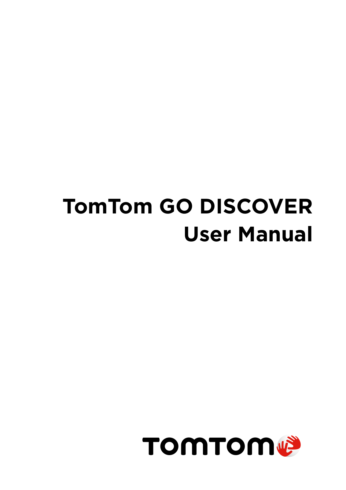 TomTom GO Discover GPS Navigation 6tm (Europa) Manual