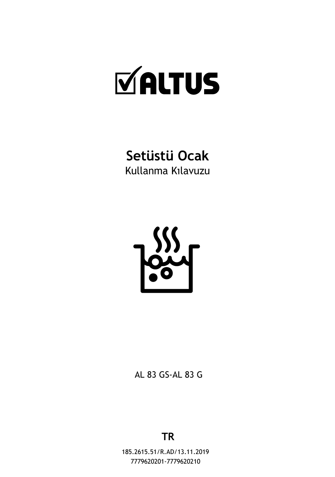 Altus AL83GS, AL83G User manual