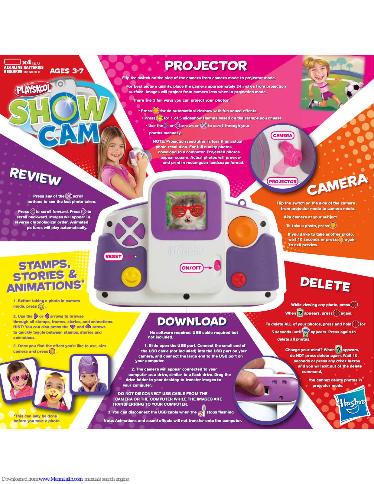 Playskool Showcam 2-in-1, Showcam User Manual