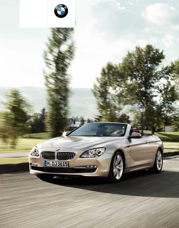 BMW 650i xDrive Convertible Owner's Manual