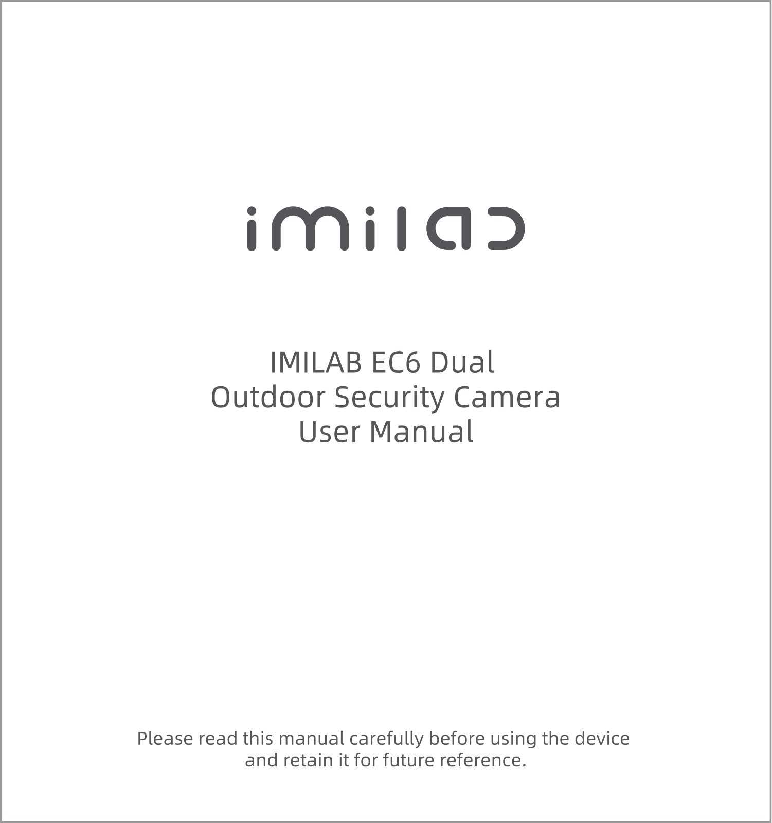 IMILAB EC6 Dual User guide - ManualMachine.com